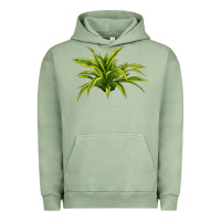 Pigment Oil Green Lemon Lime Dracaena Leaf Urban Hoodie - LillyAllenDesigns
