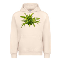 Sandshell Lemon Lime Dracaena Leaf Urban Hoodie - LillyAllenDesigns