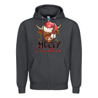 Smoke mooey christmas Zipper Hoodie - MaliasSmallBusiness