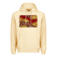 Pina Colada christmas leopard glitter background Premium Hoodie - AdoDesignShop