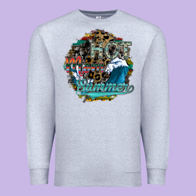 Hot Mom Summer Premium Sweatshirt Designed By Sublimationcraftshop