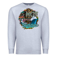 Heather Grey hot mom summer Premium Sweatshirt - SublimationCraftShop