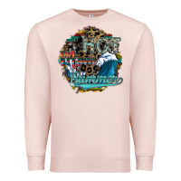 Pale Pink hot mom summer Premium Sweatshirt - SublimationCraftShop