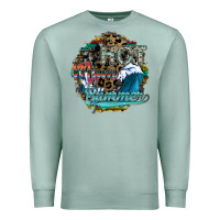 Seafoam hot mom summer Premium Sweatshirt - SublimationCraftShop