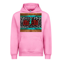 Fuchsia Pink leopard lightning bolt mimi mother's day Urban Hoodie - Jasminsmagicworld