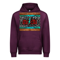 Mauve Wine leopard lightning bolt mimi mother's day Urban Hoodie - Jasminsmagicworld