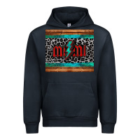 Navy leopard lightning bolt mimi mother's day Urban Hoodie - Jasminsmagicworld