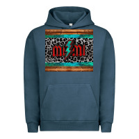Pigment Midnight Navy leopard lightning bolt mimi mother's day Urban Hoodie - Jasminsmagicworld