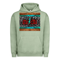 Pigment Oil Green leopard lightning bolt mimi mother's day Urban Hoodie - Jasminsmagicworld
