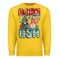 Lemon Born in USA gnomes 4th of July Premium Sweatshirt - CowGirlArtShop