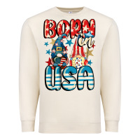 Sandshell Born in USA gnomes 4th of July Premium Sweatshirt - CowGirlArtShop