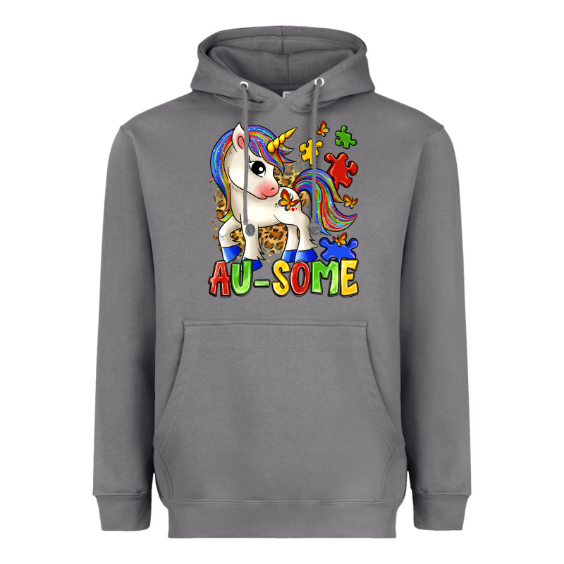 Au Some Unicorn Heavyweight Hoodie by Zillion Design Studio | Teevron