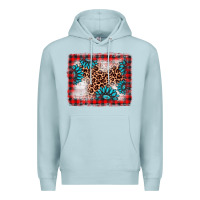 Christmas Gemstone Leopard Background Premium Hoodie | Teevron