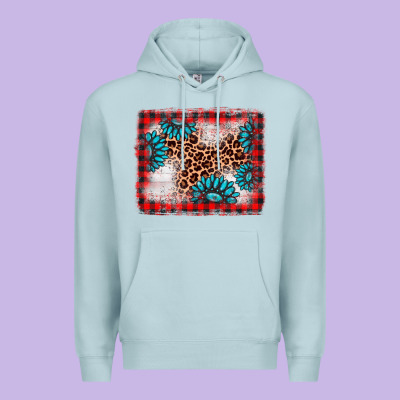 Christmas Gemstone Leopard Background Premium Hoodie Designed By Adodesignshop