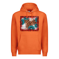 Carrot Christmas gemstone leopard background Premium Hoodie - AdoDesignShop