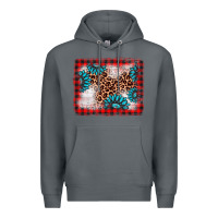Rock Christmas gemstone leopard background Premium Hoodie - AdoDesignShop