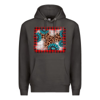 Smoke Christmas gemstone leopard background Premium Hoodie - AdoDesignShop