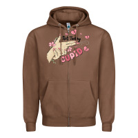 Chestnut not today cupid Zipper Hoodie - MaliasSmallBusiness