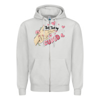 Dove Grey not today cupid Zipper Hoodie - MaliasSmallBusiness