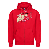 Red not today cupid Zipper Hoodie - MaliasSmallBusiness