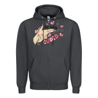 Not Today Cupid Zipper Hoodie | Teevron