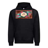 Black preview western pink flovers leopard serape   license plate template Urban Hoodie - BarkalooDesign