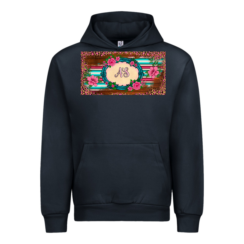 Preview Western Pink Flovers Leopard Serape   License Plate Template Urban Hoodie by BarkalooDesign | Teevron