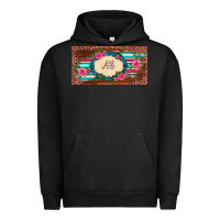 Pigment Black preview western pink flovers leopard serape   license plate template Urban Hoodie - BarkalooDesign
