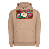 Pigment Burro preview western pink flovers leopard serape   license plate template Urban Hoodie - BarkalooDesign