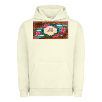 Pigment Pistachio preview western pink flovers leopard serape   license plate template Urban Hoodie - BarkalooDesign