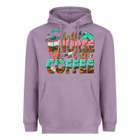 Lavender half nurse half coffee Heavyweight Hoodie - texasbilliewilder