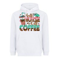 White half nurse half coffee Heavyweight Hoodie - texasbilliewilder