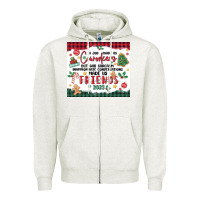 Oatmeal Heather christmas coworkers Zipper Hoodie - MaliasSmallBusiness