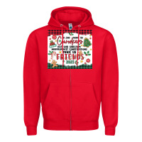 Red christmas coworkers Zipper Hoodie - MaliasSmallBusiness
