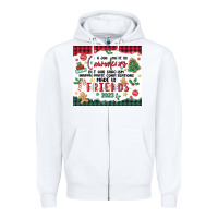 White christmas coworkers Zipper Hoodie - MaliasSmallBusiness