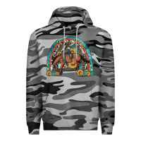 Slate Camo bucking bronco rodeo rainbow Premium Hoodie - Artiststas