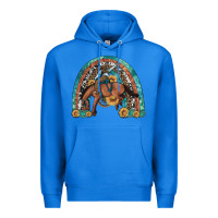 True Royal bucking bronco rodeo rainbow Premium Hoodie - Artiststas