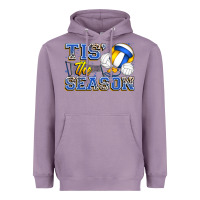Lavender tis' the season volleyball Heavyweight Hoodie - Zillion Design Studio
