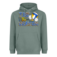 Sage tis' the season volleyball Heavyweight Hoodie - Zillion Design Studio