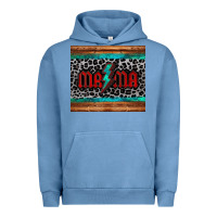Pigment Pebble Blue leopard lightning bolt mama mother's day tumbler Urban Hoodie - Jasminsmagicworld