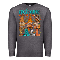 Charcoal Heather welcome fall gnome Premium Sweatshirt - HRA Design Shop