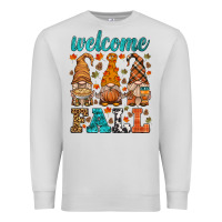 Dove Grey welcome fall gnome Premium Sweatshirt - HRA Design Shop
