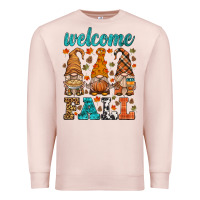 Pale Pink welcome fall gnome Premium Sweatshirt - HRA Design Shop