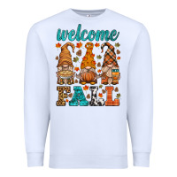 White welcome fall gnome Premium Sweatshirt - HRA Design Shop