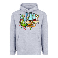 Heather Grey laboratory Heavyweight Hoodie - texasbilliewilder