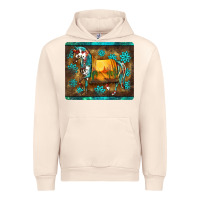 Western Horse Sunset Turquoise's Gemstones Mousepad Urban Hoodie | Teevron