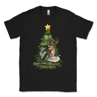 Black hunting christmas tree Classic Tee - MaliasSmallBusiness