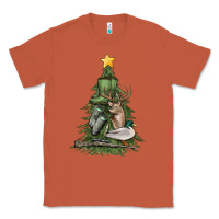 Copper hunting christmas tree Classic Tee - MaliasSmallBusiness