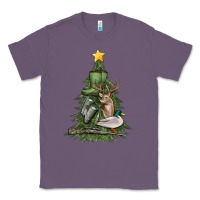 Lavender hunting christmas tree Classic Tee - MaliasSmallBusiness