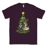 Plum hunting christmas tree Classic Tee - MaliasSmallBusiness